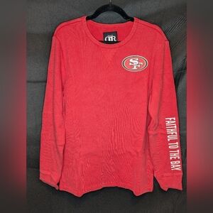 San Francisco 49ers Long Sleeve Thermal Shirt (Men's Medium) - Darius Rucker Col